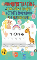 numbers tracing and coloring shapes activity workbook for preschoolers