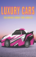 Luxury Cars Coloring Bok For Adults