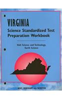 Holt Virginia Science Standardized Test Preparation Workbook: Science and Technology, Earth Science