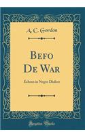 Befo de War