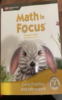 Extra Practice and Homework Volume a Grade K: (Math in Focus)