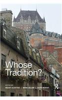 Whose Tradition?