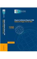 Dispute Settlement Reports 1998: Volume 4, Pages 1177-1829: 1998: v. 4: Pages 117-1829