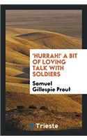'HURRAH!' A BIT OF LOVING TALK WITH SOLD