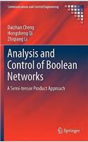 Analysis and Control of Boolean Networks