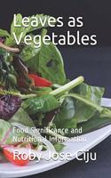 Leaves as Vegetables