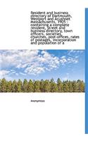 Resident and Business Directory of Dartmouth, Westport and Acushnet Massachusetts, 1905: (English)