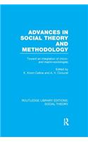Advances in Social Theory and Methodology (RLE Social Theory)