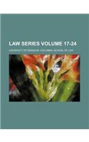 Law Series Volume 17-24