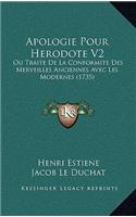 Apologie Pour Herodote V2: (French)