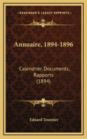 Annuaire, 1894-1896