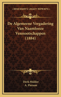 De Algemeene Vergadering Van Naamlooze Vennootschappen (1884)