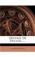 Oeuvres de Duclos......