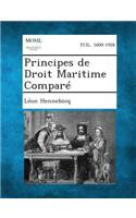 Principes de Droit Maritime Compare