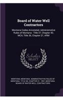 Board of Water Well Contractors