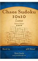 Chaos Sudoku 10x10 Luxus - Extrem Schwer - Band 24 - 468 Rätsel: (24 Chaos Sudoku)