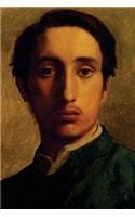 ''Degas in a Green Jacket'' by Edgar Degas - 1856: Journal (Blank / Lined)