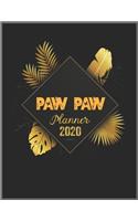 PAW PAW Planner 2020: 2020 Calendar, Daily Weekly Planner with Monthly quick-view/over view with 2020 Planner