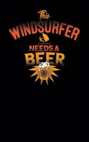 This windsurfer needs a beer