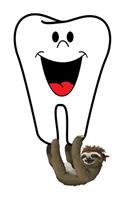 Sloth Hanging On Tooth