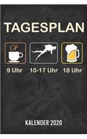 Tagesplan Tauchen Kalender 2020: A5 Kalender für ein erfolgreiches Jahr - 110 Seiten - 1 Woche 2 Seiten