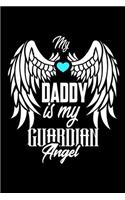 My Daddy Is My Guardian Angel: Hangman Puzzles - Mini Game - Clever Kids - 110 Lined Pages - 6 X 9 In - 15.24 X 22.86 Cm - Single Player - Funny Great Gift