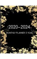 2020-2024 Monthly Planner 5 Year