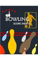 Bowling Score Sheets