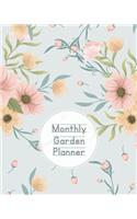 Monthly Garden Planner: Monthly Garden Planner For 12 Months, With Planting Tracker And Rainfall Chart