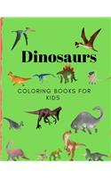 Dinosaurs Coloring Book for Kids: Coloring Book for Kids Ages 2-8