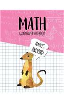 Math Graph Paper Notebook