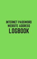 Internet Password Website Address Logbook