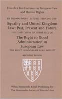 Sir Thomas More Lectures 2000 and 2001: (Lincoln's Inn Lectures on European Law and Human Rights)