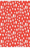 Bullet Journal Abstract Splashes Red