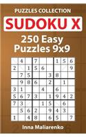 Sudoku X - 250 Easy Puzzles 9x9