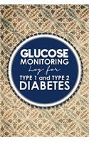 Glucose Monitoring Log for Type 1 and Type 2 Diabetes: Blood Sugar And Meal Log, Diabetes Sugar Journal, Glucose Tracker, Vintage/Aged Cover