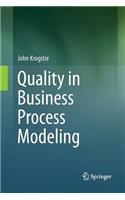 Quality in Business Process Modeling