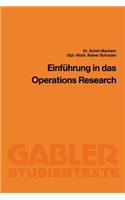 Einführung in Das Operations Research