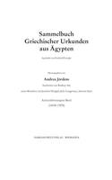 Sammelbuch Griechischer Urkunden Aus Agypten