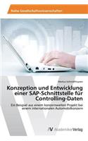 Konzeption und Entwicklung einer SAP-Schnittstelle für Controlling-Daten