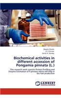 Biochemical activities in different accession of Pongamia pinnata (L.)