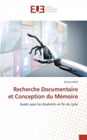 Recherche Documentaire et Conception du Mémoire