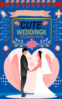 Cute Wedding Coloring Book