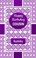 HAPPY BIRTHDAY COUSIN Sudoku Book