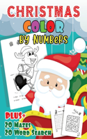 Christmas Color By Numbers for Kids