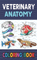 Veterinary Anatomy Coloring Book: Learn The Veterinary Anatomy With Fun & Easy. The New Surprising Magnificent Learning Structure For Veterinary Anatomy Students. Dog Cat Horse Frog 