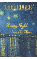 THE LEDGER Starry Night Over The Rhone Accounting Ledger Book for Small Business