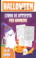 Halloween Libro di Attività per Bambini 4-8 Anni