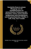 Geschichte Roms in seinem Übergange von der republikanischen zur monarchischen Verfassung; oder, Pompeius, Caesar, Cicero und ihre Zeitgenossen nach Geschlechtern und mit genealogischen Tabellen. 2. Aufl., hrsg. von P. Groebe