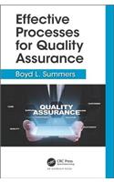 Effective Processes for Quality Assurance